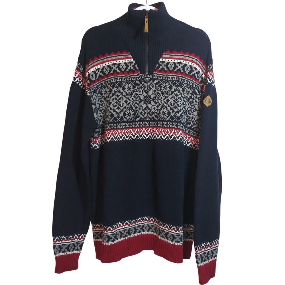 Icewear Iceland Oslo Norwegian Pullover Sweater Dark Blue Size XL
